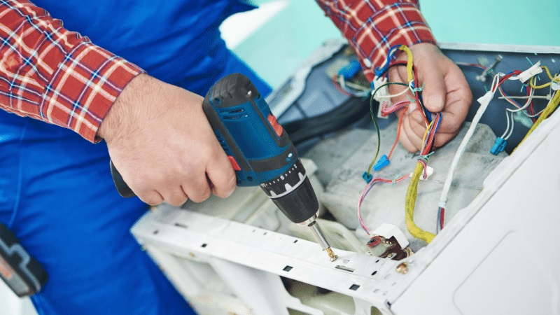 Sancaktepe Franke Franke çamaşır makinesi kart tamiri – Su almama arızası orijinal parça ile giderildi. - Teknik servis örneği